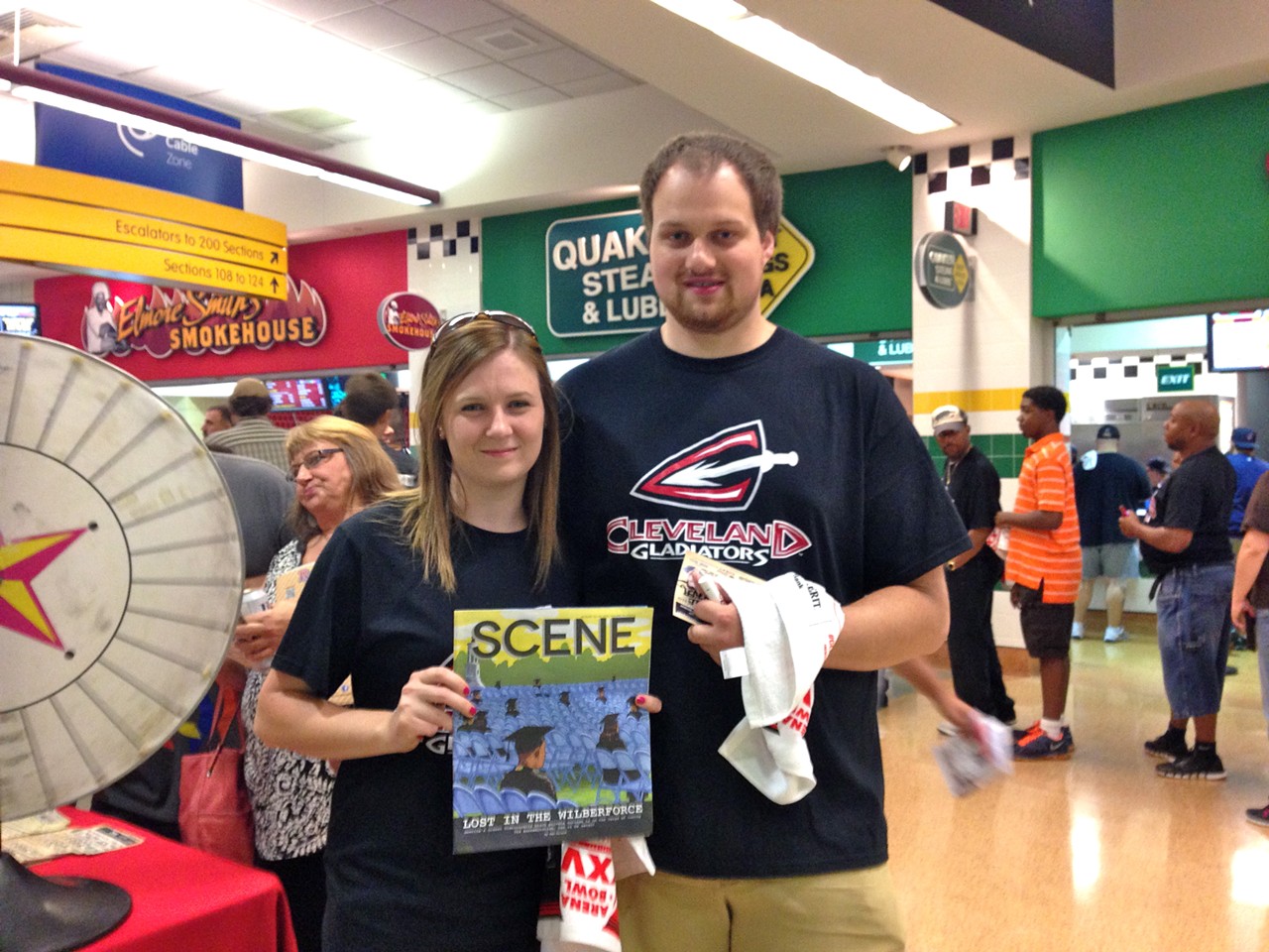 10 Photos of the Scene Events Team Driven by Fiat of Strongsville at The Cleveland Gladiators ArenaBowl Championship