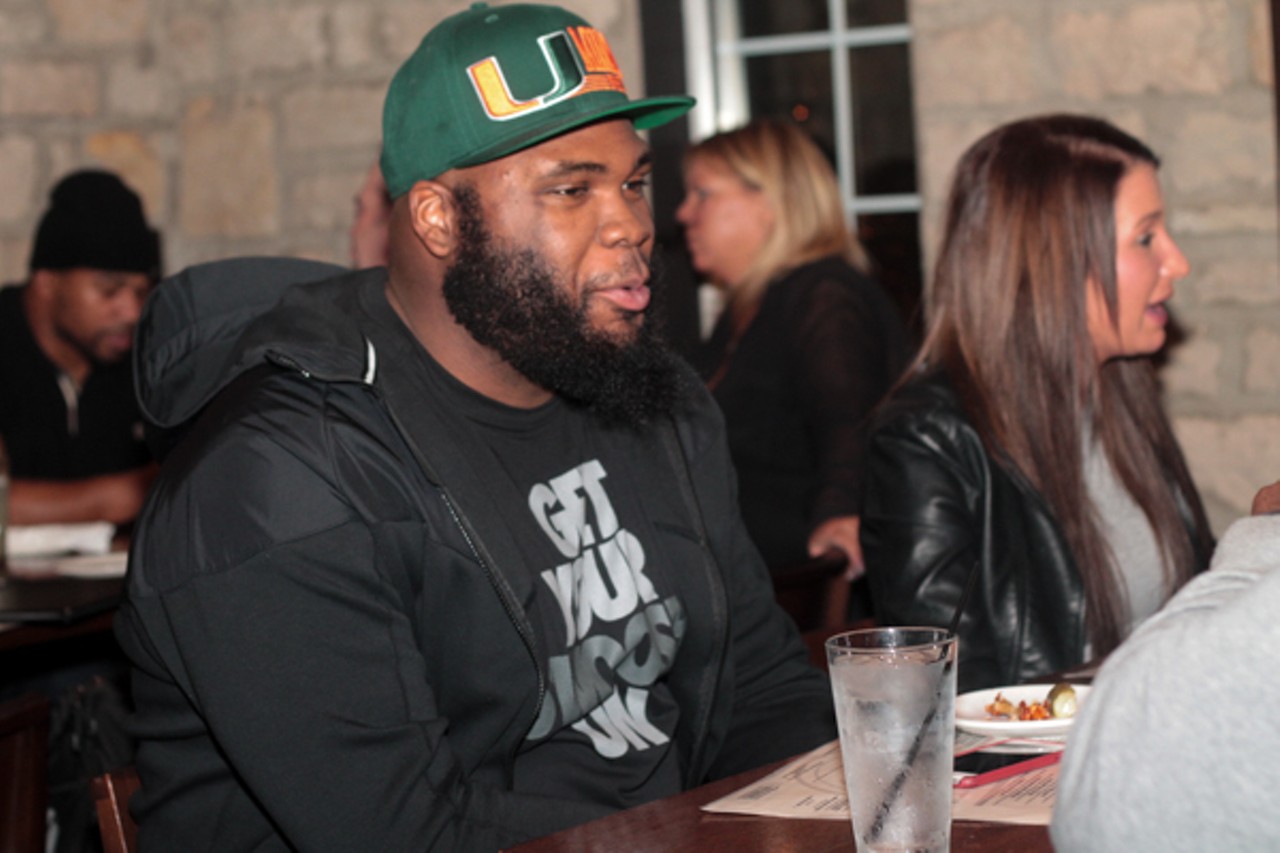22 Photos from a Private Dinner with Browns Players at Oak Barrel