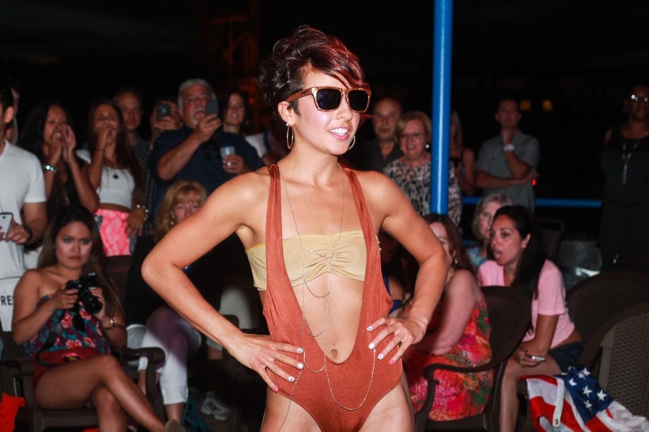 29 Sexy Photos from the Miami Vice-Themed Fashion Show at Shooters