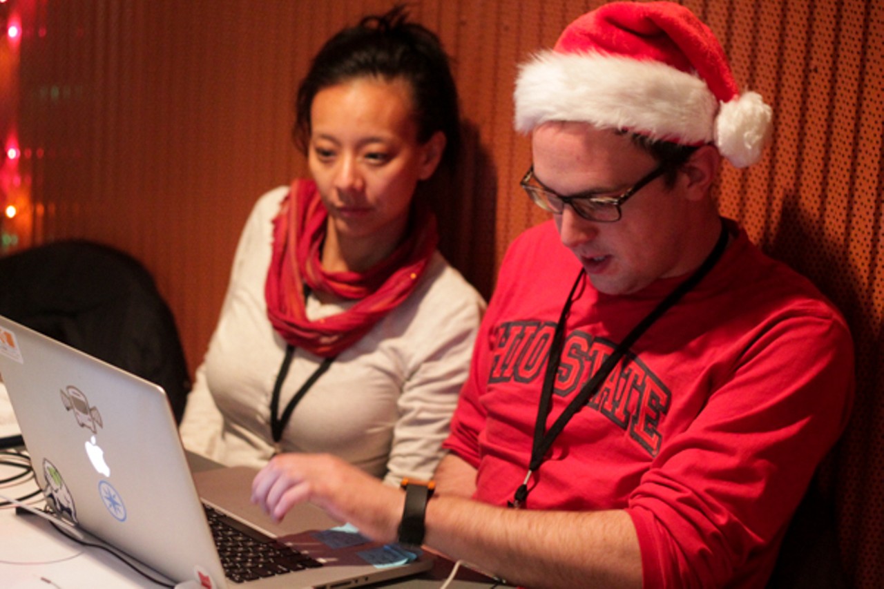 30 Photos from the Scene Magazine Holiday Hack-A-Thon at the Cleveland Public Library