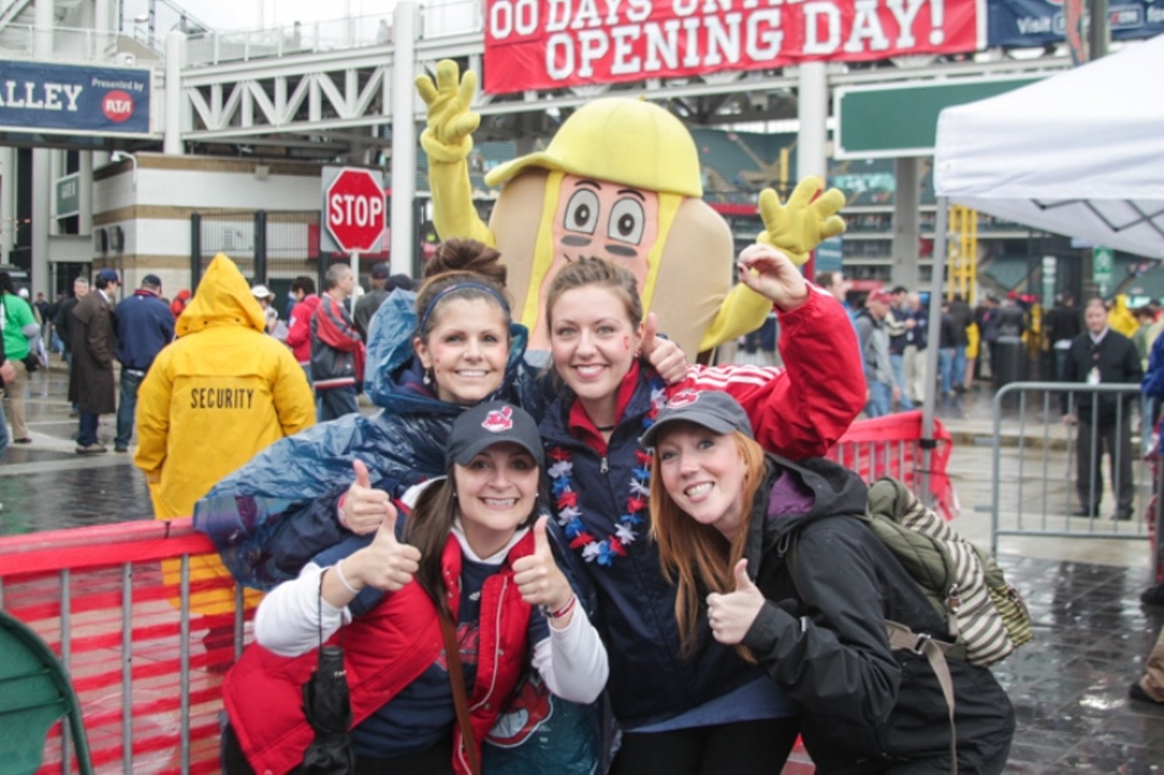 35 Photos from the Cleveland Indians' Opening Day