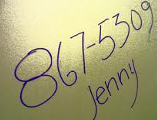 Image: 867-5309 Author Drops a Dime