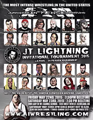 Image: Absolute Intense Wrestling (AIW) Presents the JT Lightning Invitational Tournament