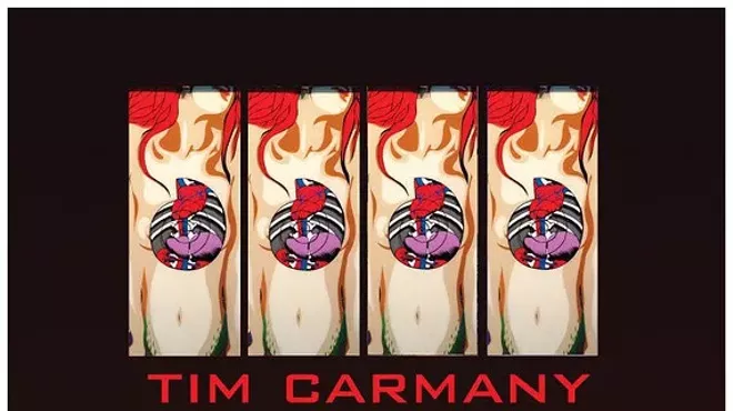 Image: Tim Carmany - Reverse Glass Painting & Urban Spray Paint Stenciling