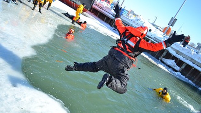 Baptism By Ice: A Coast Guard Winter Rescue Simulation (With Video, Photos)