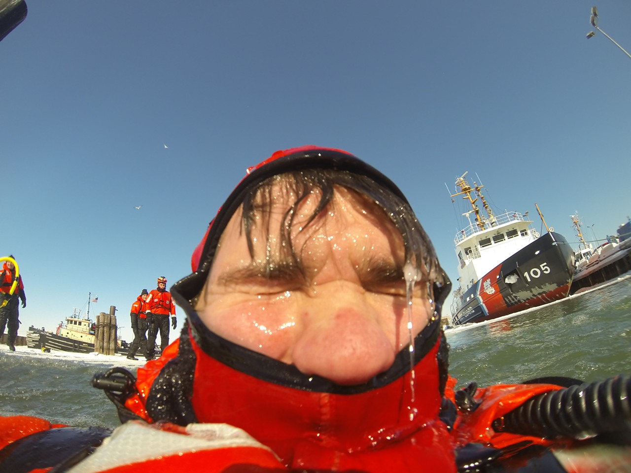 Baptism By Ice: Sam Allard's Plunge Into A Freezing Lake Erie