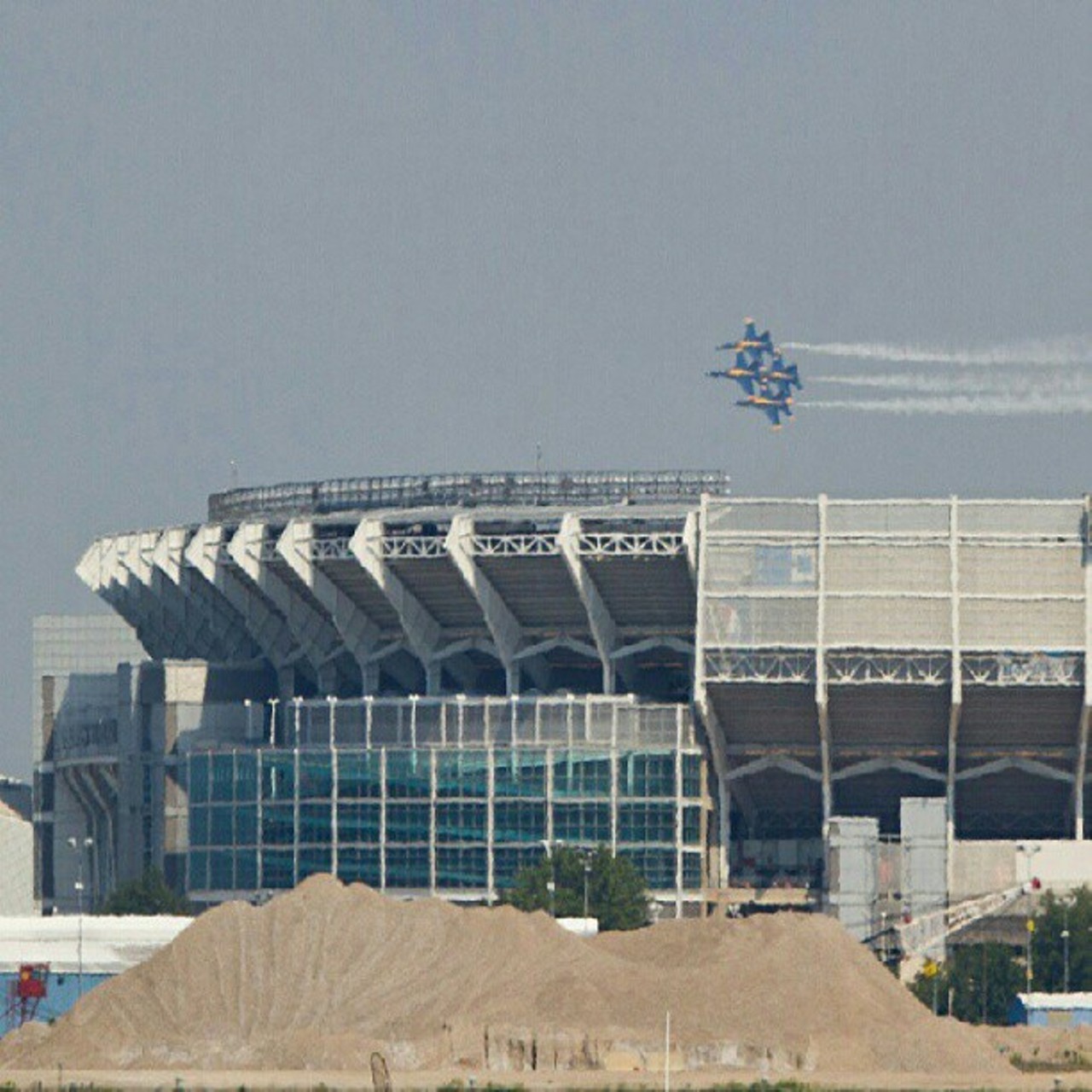 Blue Angels over First Energy Stadium, 2012