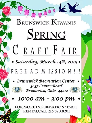 Image: Brunswick Kiwanis Spring Craft Fair