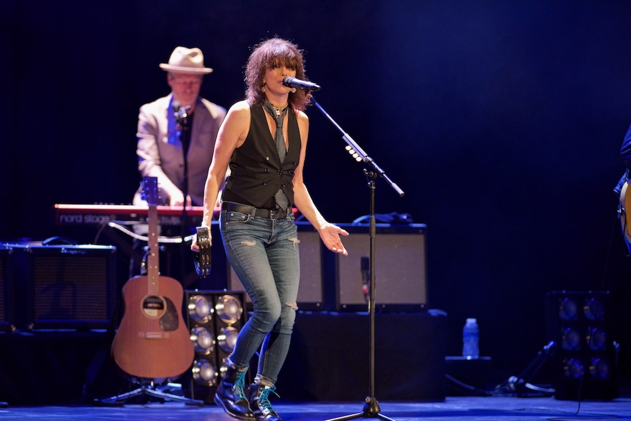 Chrissie Hynde Performing at the Akron Civic