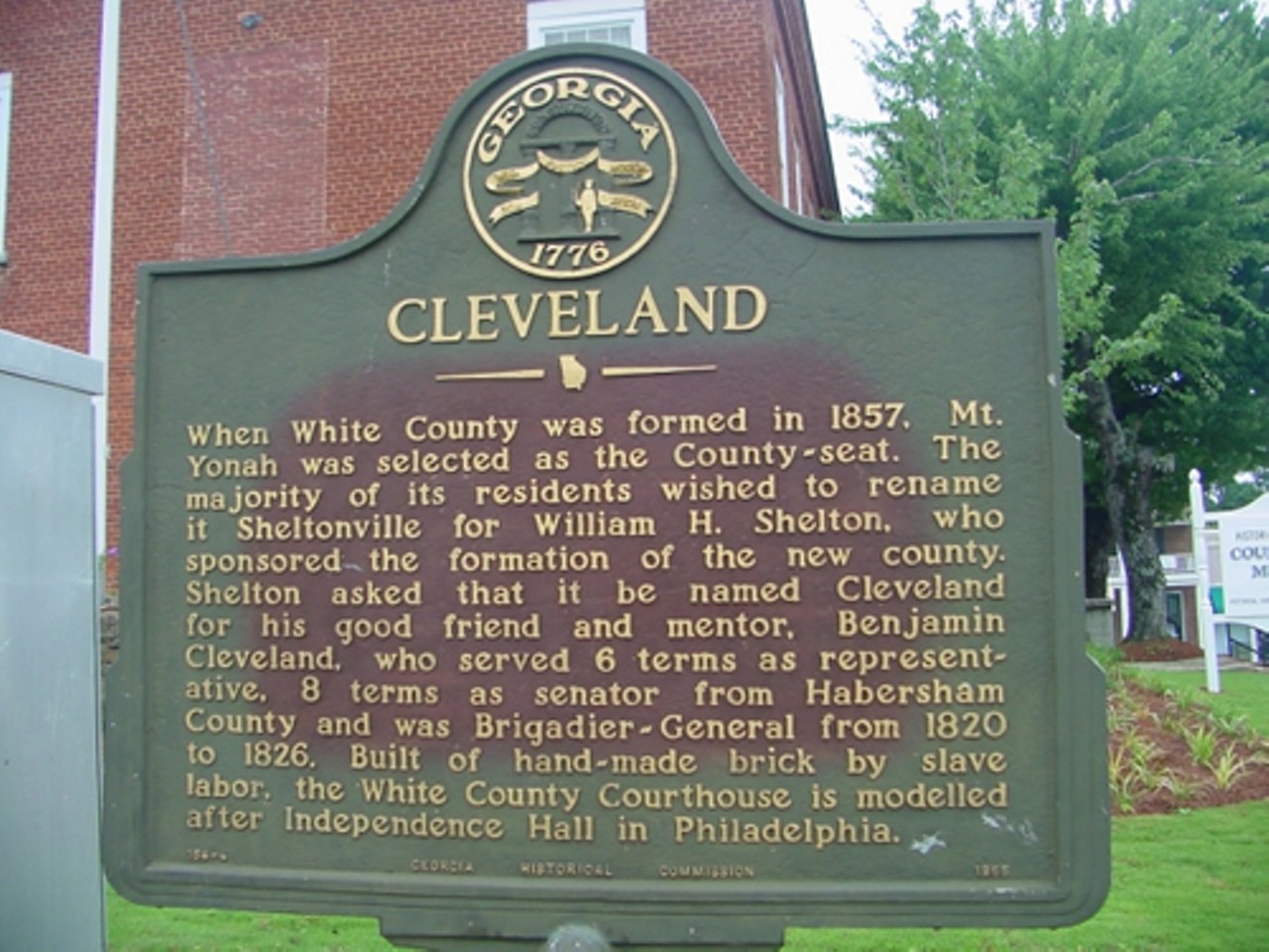 Cleveland, Georgia: Population 3,410. Area code 706. Cleveland is the home of Babyland General Hospital, where visitors can watch the delivery of Cabbage Patch Kids.