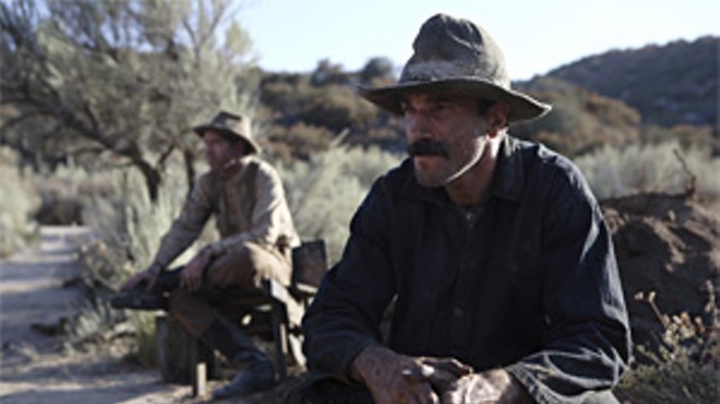 Daniel Day-Lewis tries out his Jed Clampett look in There Will Be Blood.