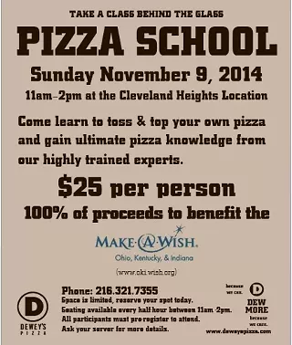 Image: Dewey's Pizza School