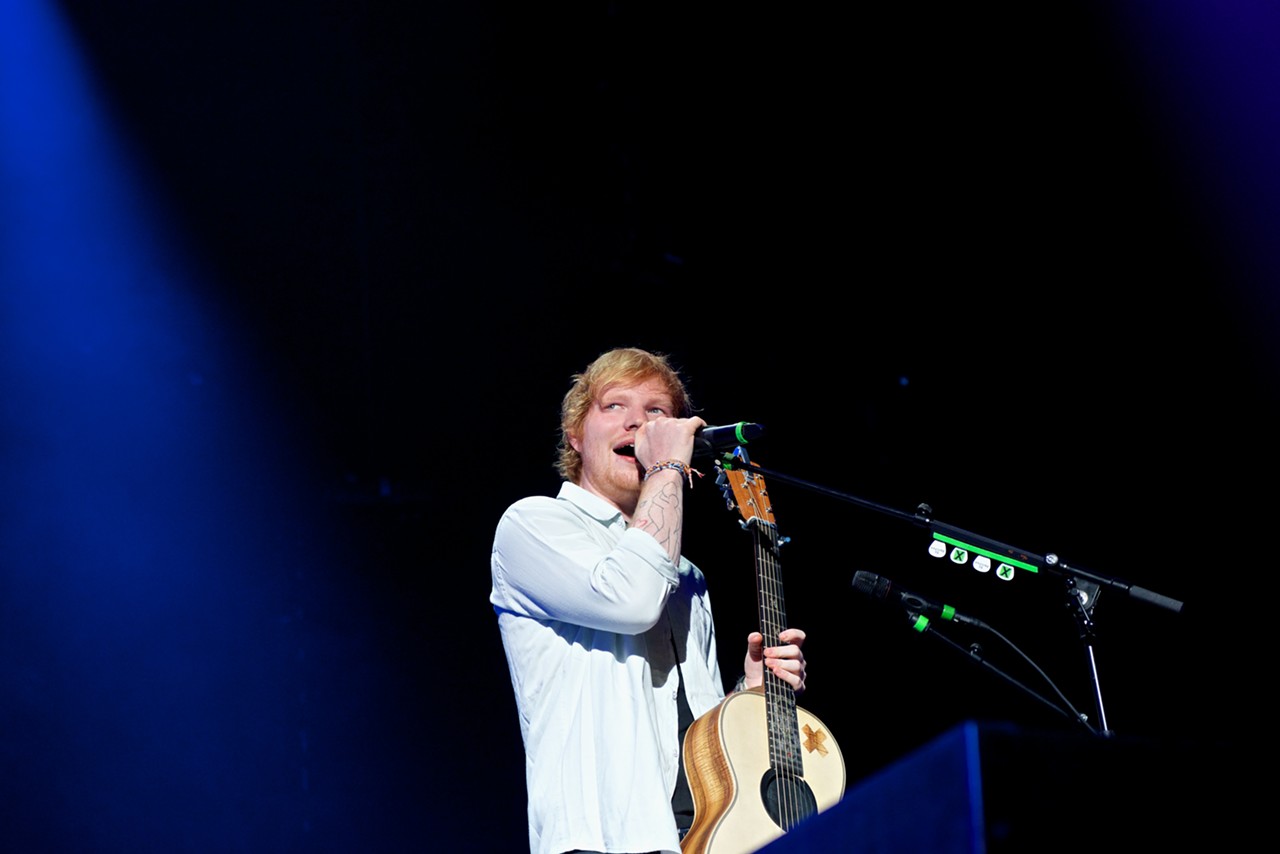 Ed Sheeran and Rudimental Performing at the Wolstein Center