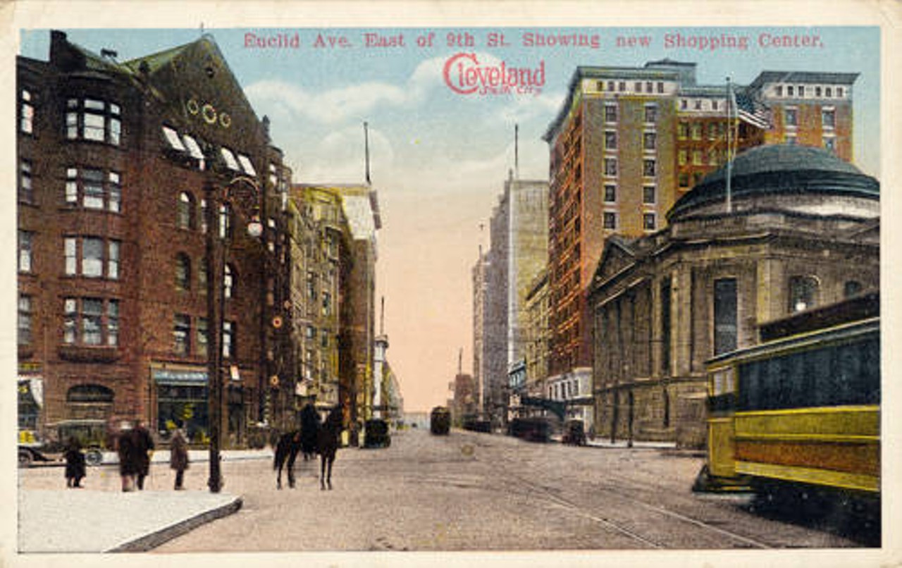 Euclid Avenue, east of 9th Street, circa 1920