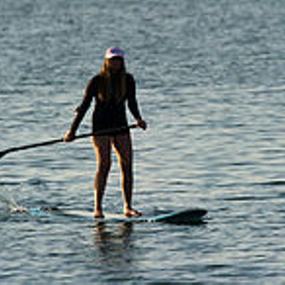 Everyone's been raving about "stand-up paddling," which looks odd but seems totally fun. Get to it!