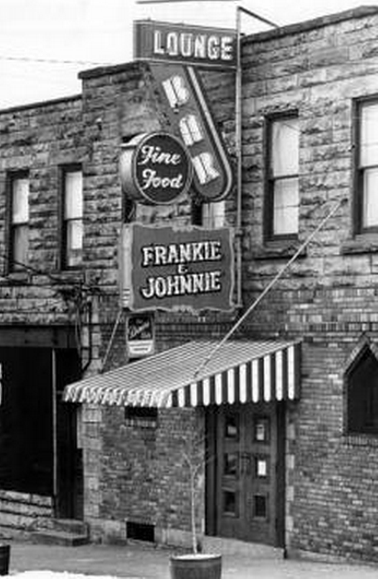Frankie and Johnnie's bar and lounge, 1964.