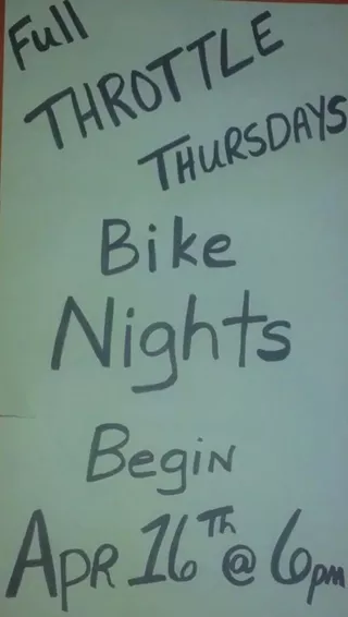 Image: FULL THROTTLE THURSDAYS