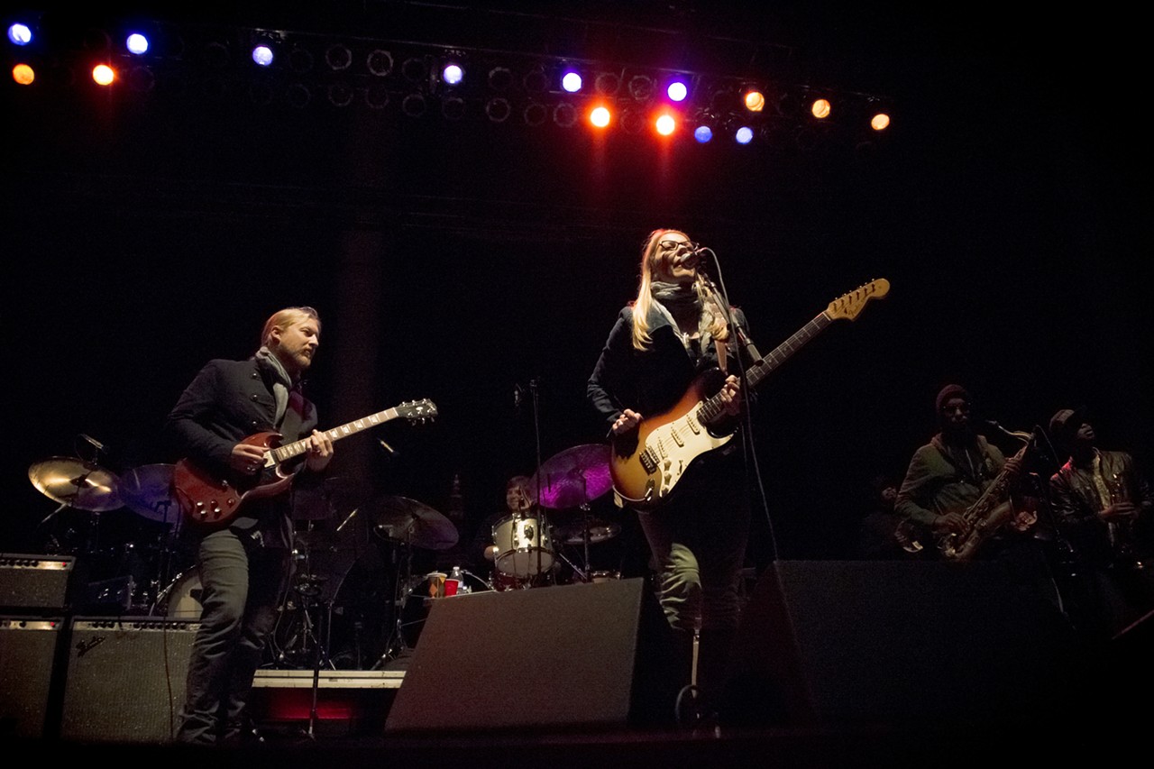 JJ Grey & Mofro and the Tedeschi Trucks Band playing at Jacobs Pavilion at Nautica