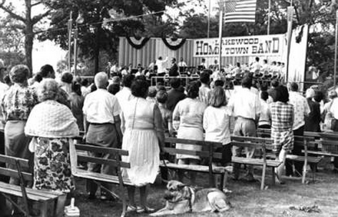 Lakewood Park Home Town Band Concert, 1968.
