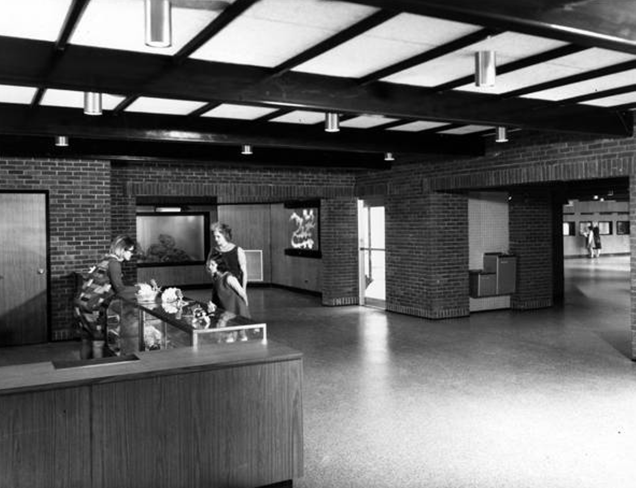 Lobby entrance, then (1967).