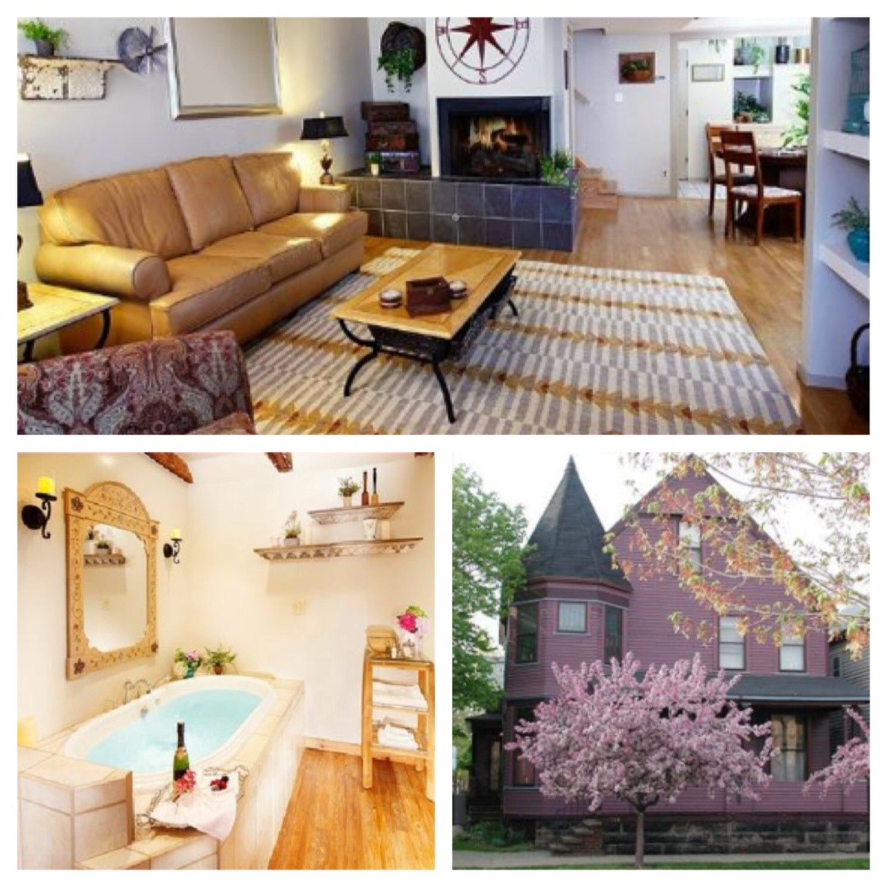 Located in Ohio City, this B&B is close by to the likes of attractions such as the West Side Market and Great Lakes Brewing Company. Its rooms are described as luxurious and spacious, and have amenities like fully stocked kitchens and Jacuzzi tubs.
http://www.jpalenhouse.com/