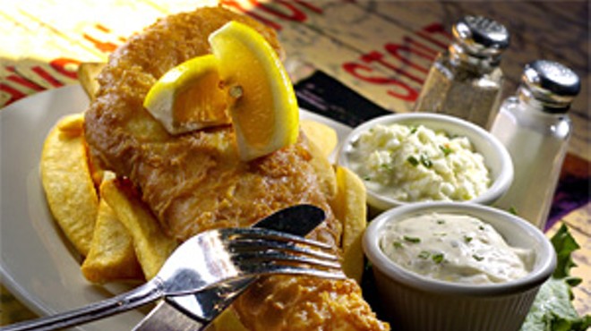 Lord of the Fish: On Fridays, beer-battered cod partners with toe-tapping tunes.