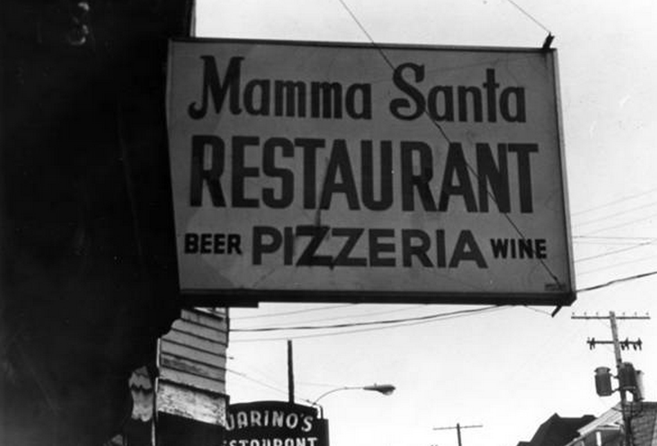 Mama Santa's sign, date unknown.
