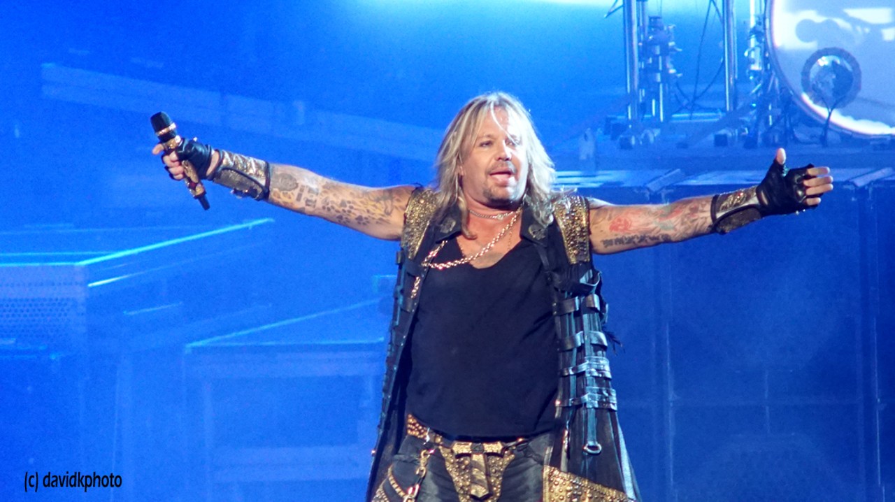 Motley Crue, Alice Cooper and the Raskins Performing at Blossom