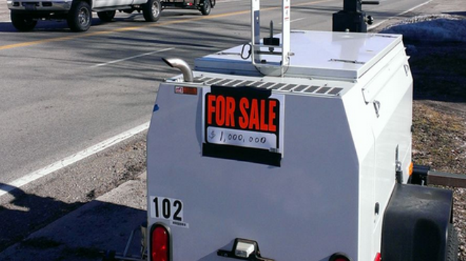 Ohio Prankster Places For Sale Sign in Front of Traffic Camera