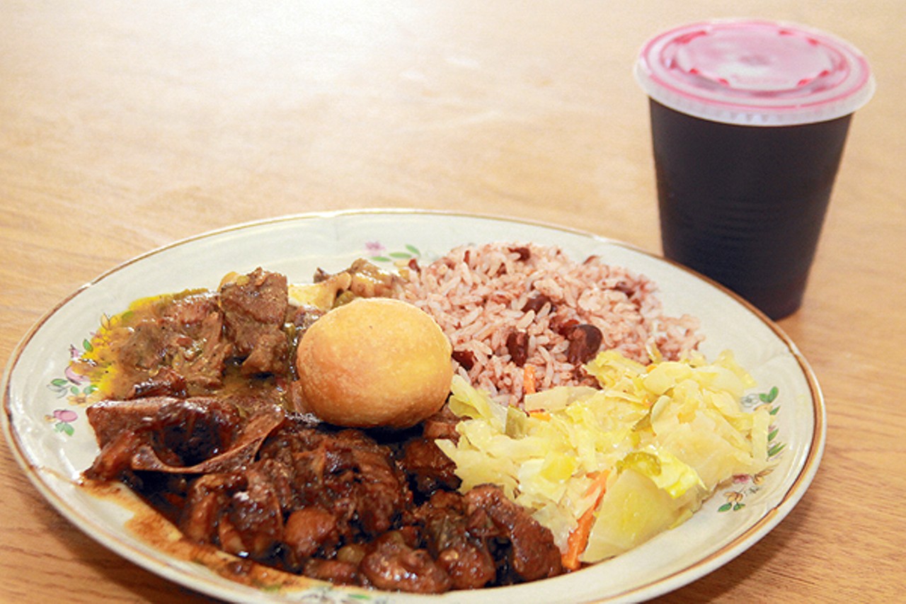 Oxtail stew from Ocho Rios in South Collinwood, serving up the best Jamaican in Northeast Ohio.