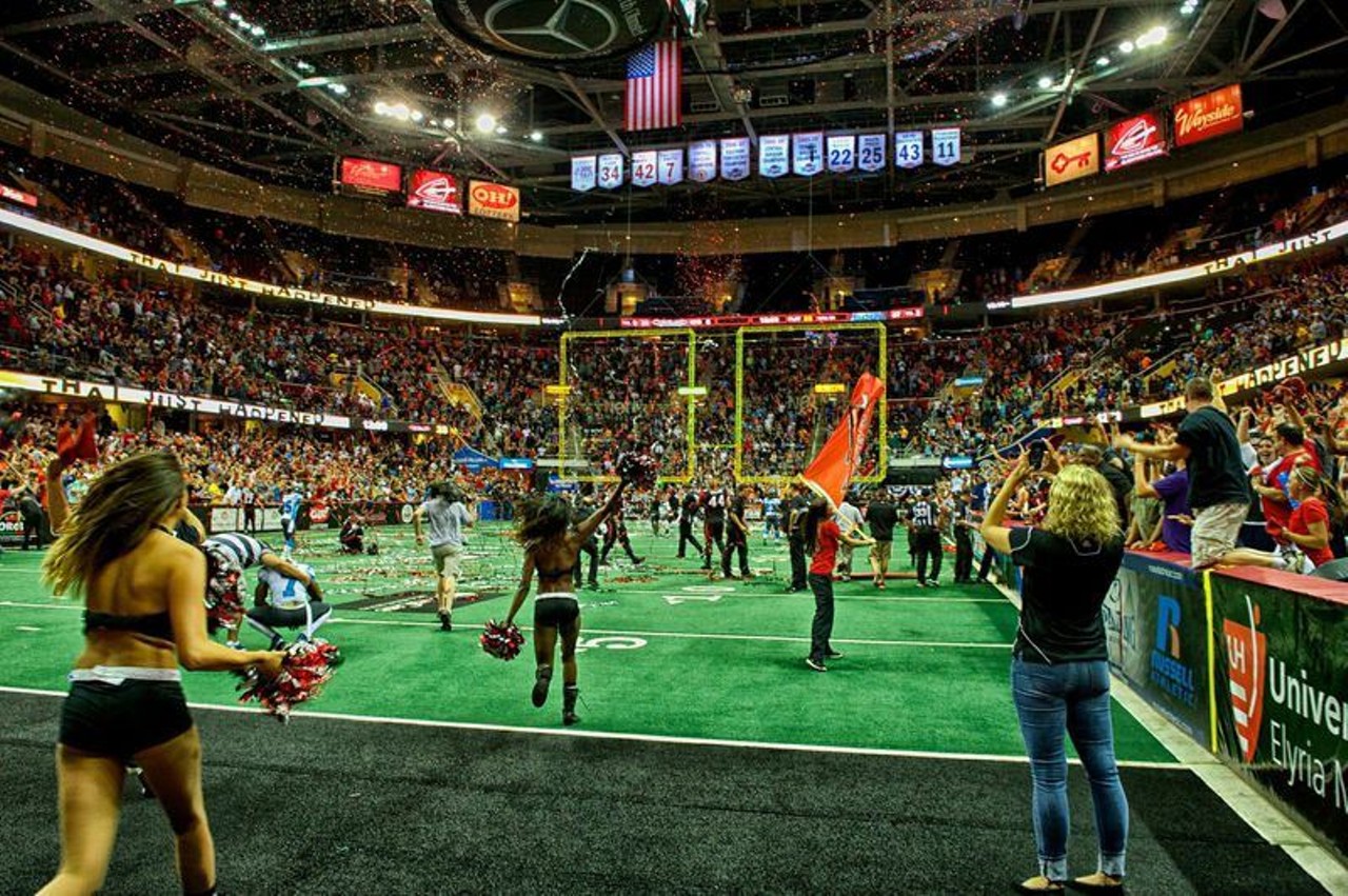 PHOTOS: Cleveland Gladiators Win First Round of Playoffs Against the Philadelphia Soul