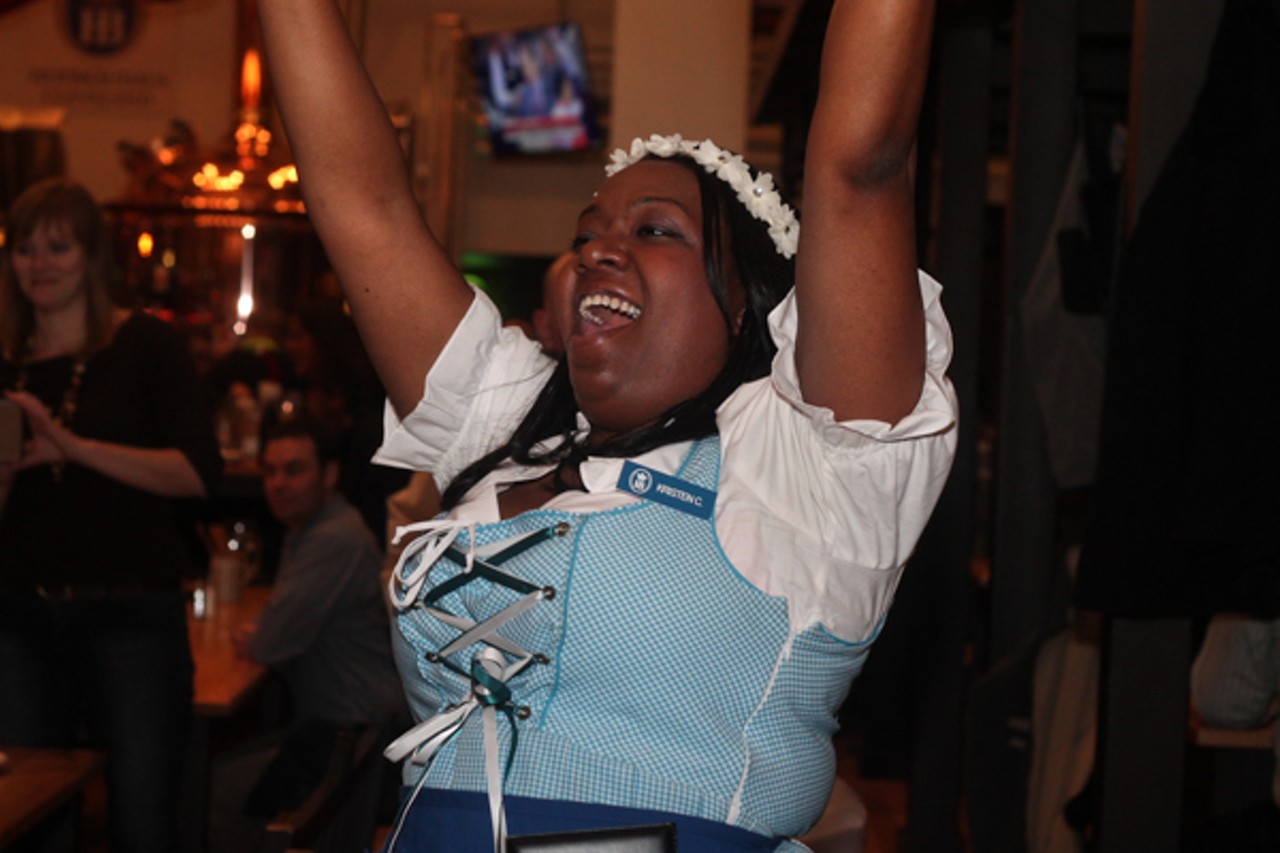 Photos from Last Night's Christmas Beer Tapping at Hofbrauhaus Cleveland