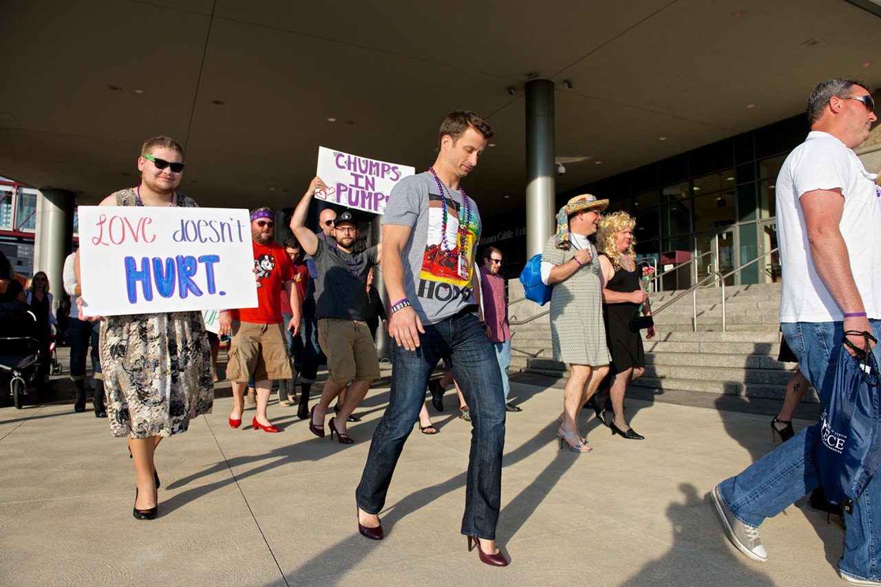 Photos from the Second Annual Walk a Mile in Her Shoes Event at the Q