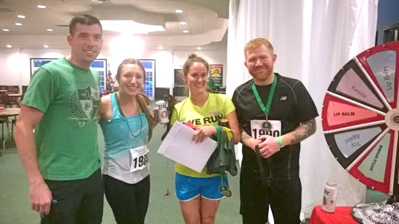Photos of the Scene Events Team at the 1/2 Way to St. Patrick's Day 5K Post Party