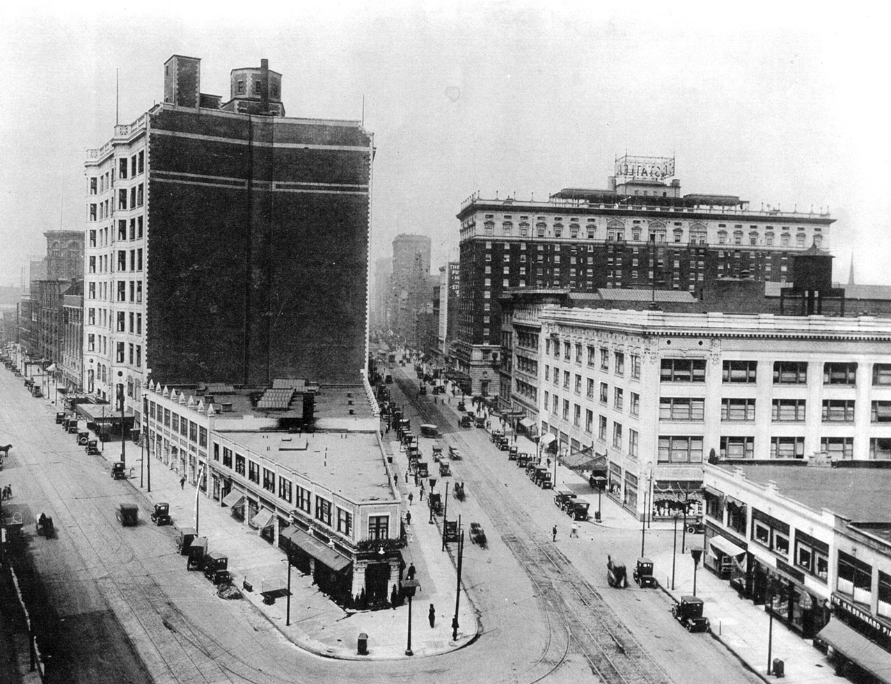 Playhouse Square in the early 20th century.