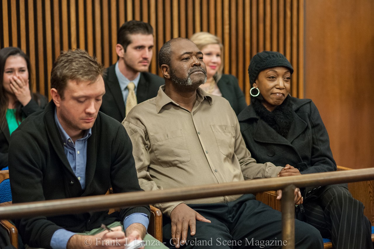 Ricky Jackson, Kwame Ajamu and Wiley Bridgeman on their Day of Exoneration