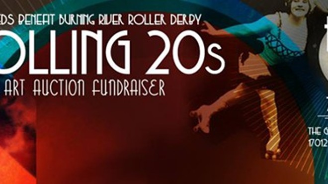Rolling 20s Art Auction Fundraiser to Support Burning River Roller Derby