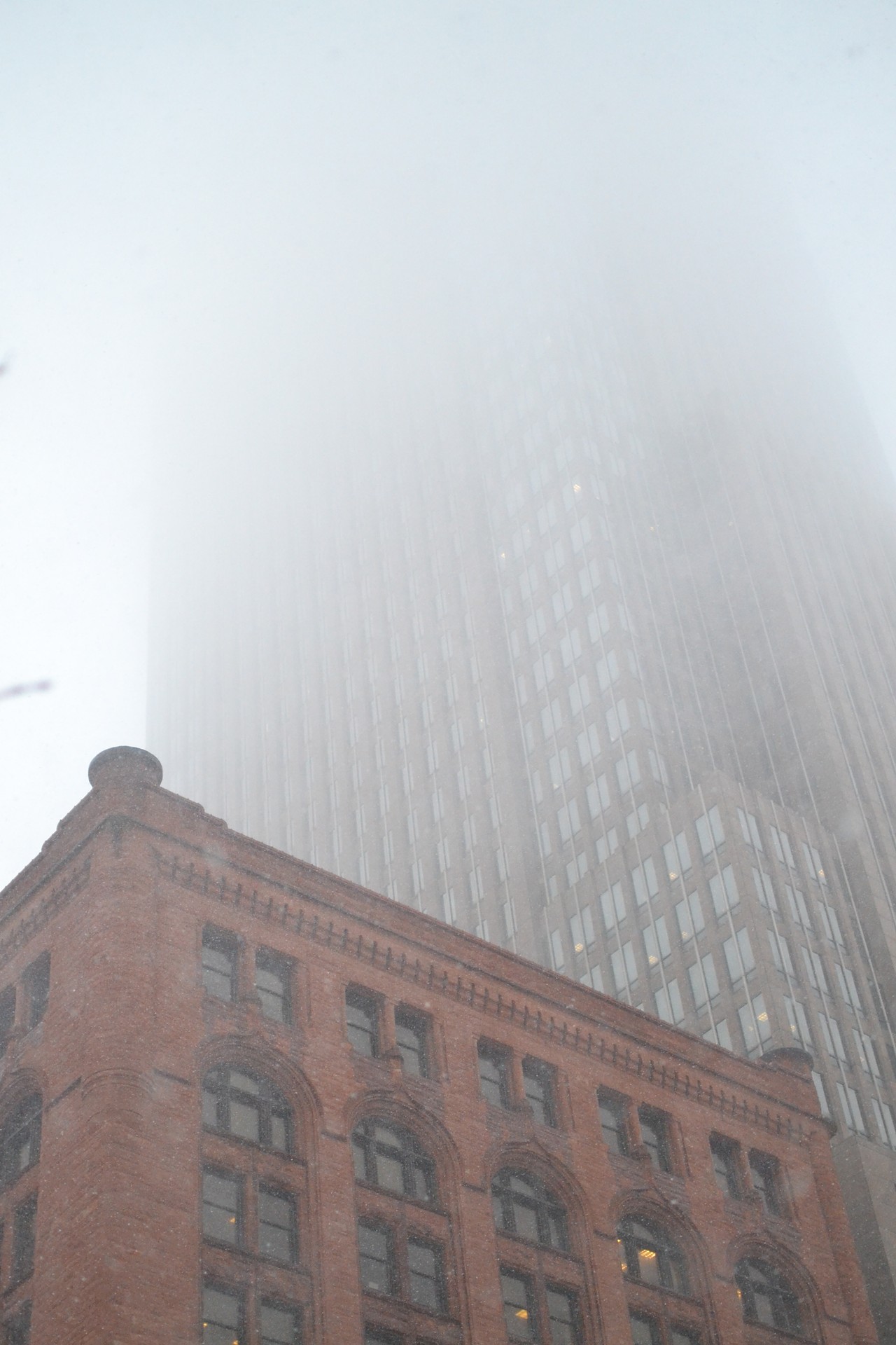 Scenes From A Mid-March Snowstorm: Downtown Cleveland on Wednesday Afternoon