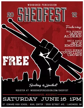 Image: Shedfest: FREE Music Education with World-Famous Drummers