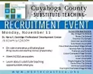Image: Substitute Teacher - Cuyahoga County Job Fair