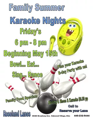 Image: Summer Bowling/Karaoke Family Nights