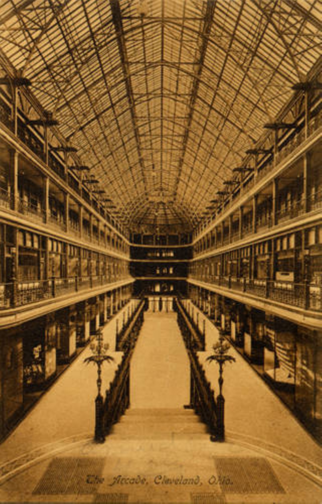 The Cleveland Arcade, circa 1900