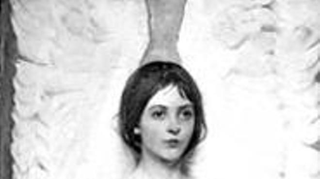 The daughter of Abbott Handerson Thayer was the model for "Angel," Thayer's 1887 oil painting.