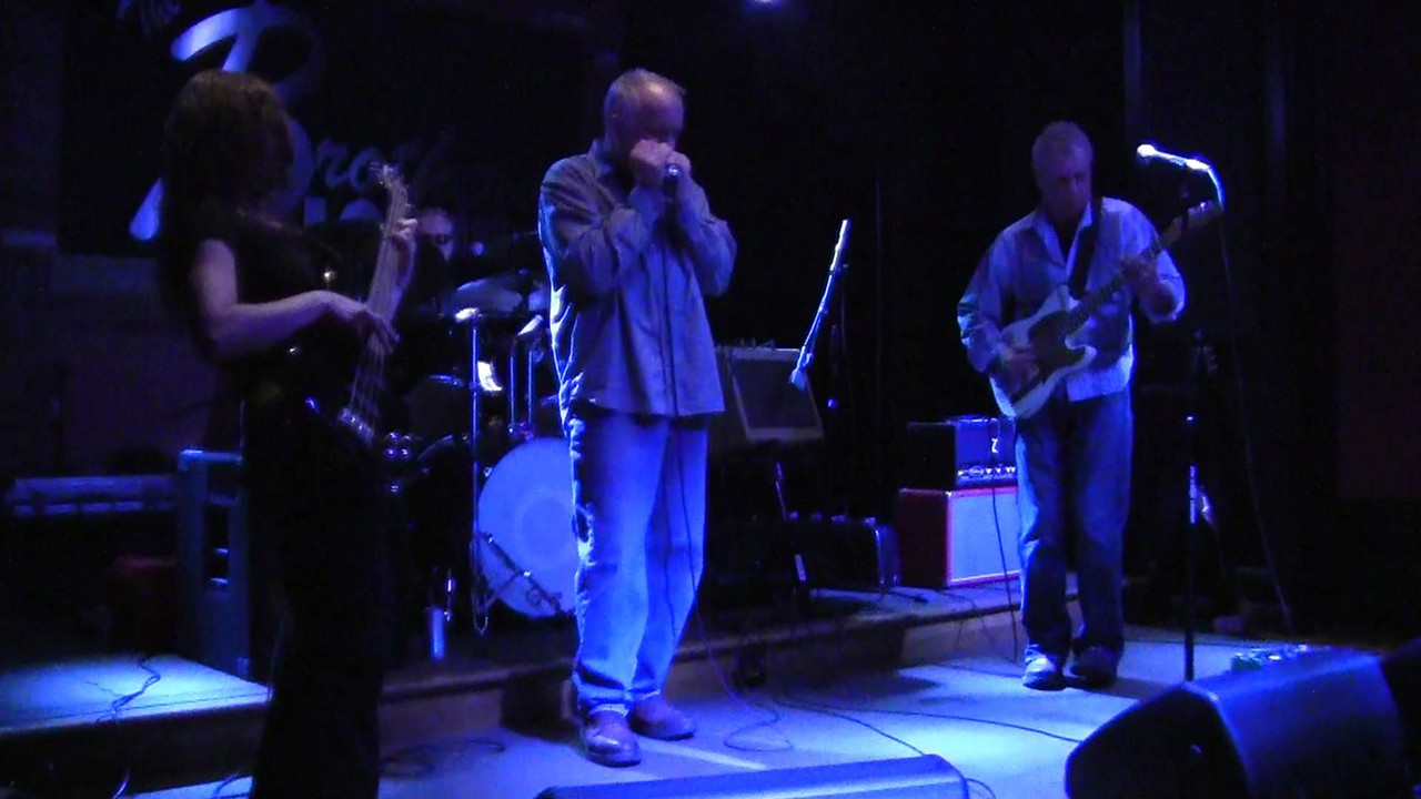 The Elm Street Blues Band performs during jam night.
