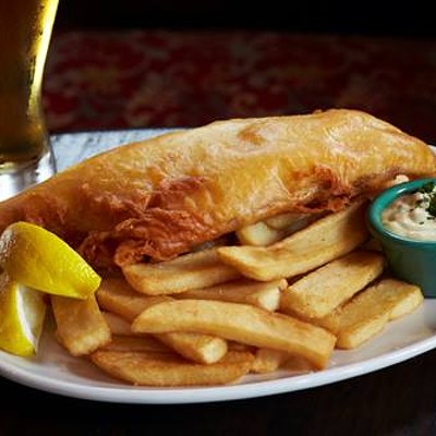 The new eastside hot spot is doing this British comfort food right. A giant piece of haddock is beer battered, fried golden brown, and served with a killer house made tartar and steak fries.