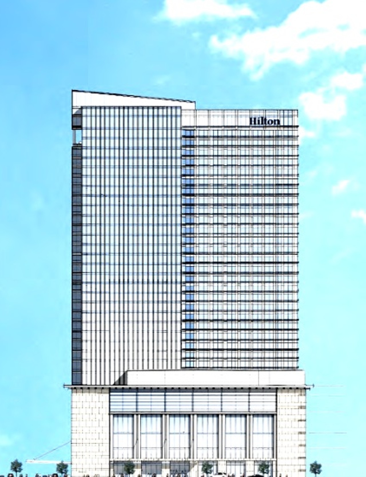 This is how the hotel will look, facing Ontario Avenue.