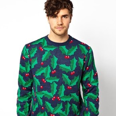This sweater from River Island says, “I’m not overly cheery, but I am very holly-jolly!”