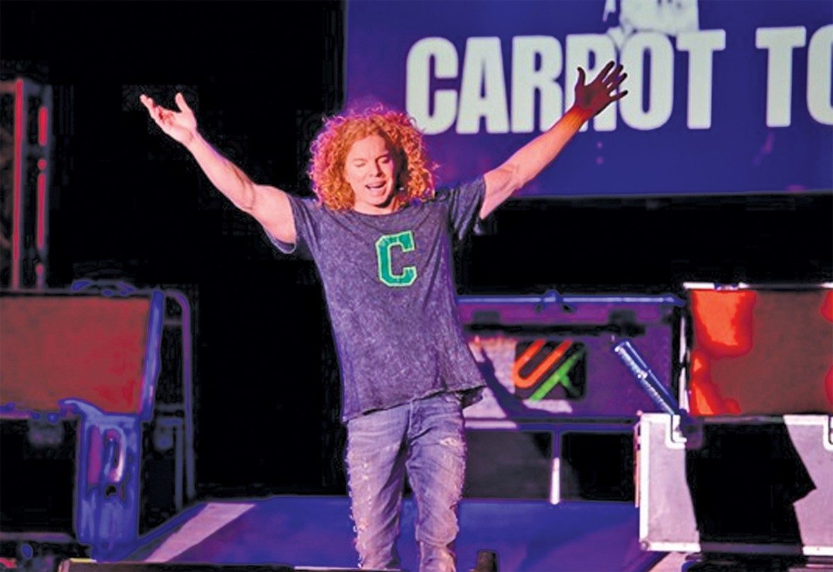 Carrot Top comes to MGM Northfield Park Center Stage. See: Thursday.