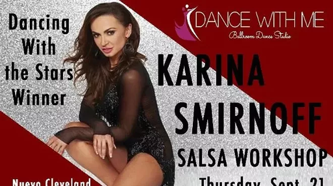 Image: Dancing With The Stars' Karina Smirnoff Salsa Class