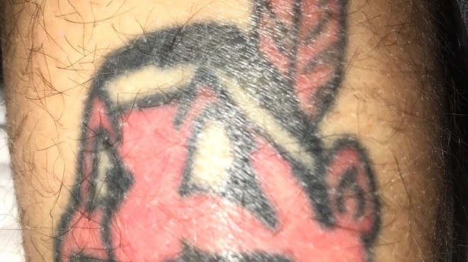 Tribe Fan Starts GoFundMe to Remove "Racist and Obscene" Wahoo Tattoo
